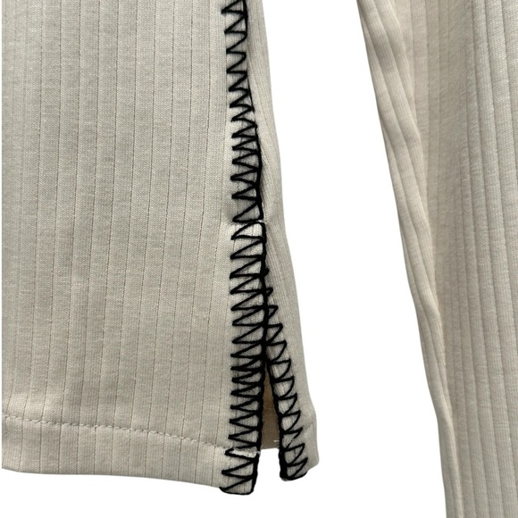NEW J. CREW Premium rib turtleneck with whipstitch trim in Natural Size Small - Picture 5 of 8